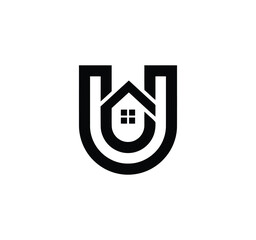 u real estate logo design  © ksART