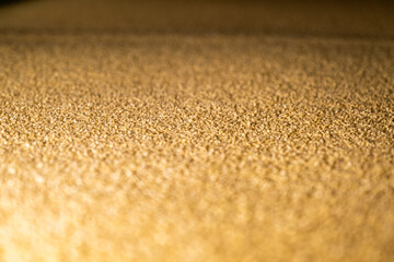Harvested bulgur grains being sorted by size through industrial sieving process in factory, Sivas, Turkey