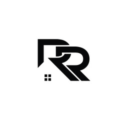 rr real estate logo design	
