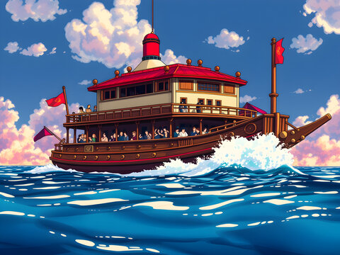 barco marea anime