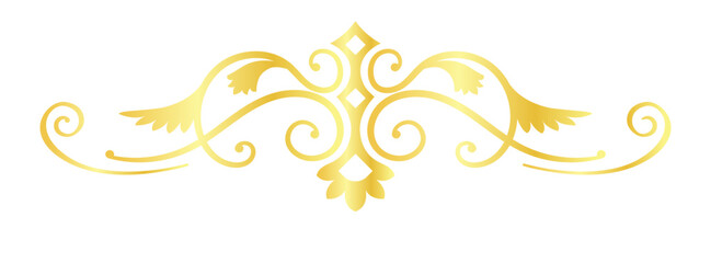 Fototapeta premium separator divider calligraphic ornament hand drawing minimalist elegant element set