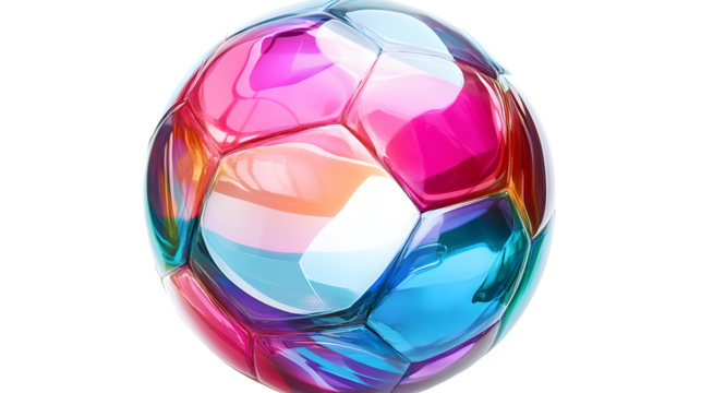 Crisp and Clear: Soccer Ball Isolated on White Transparent Background Image for Professional Use