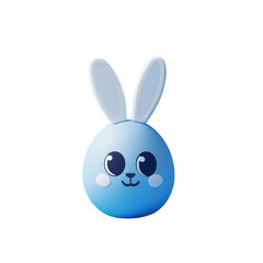 A 3D Easter Bunny character 
