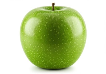 Green apple photorealistic studio lighting isolated white background