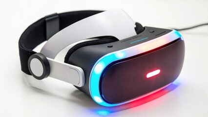 Virtual Reality Headset with RGB Lighting