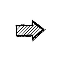 Hand drawn arrow vector icons