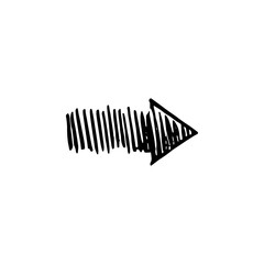 Hand drawn arrow vector icons