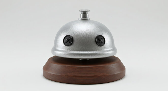 Cloche d&rsquo;h&ocirc;tel souriante