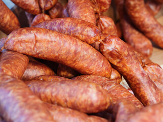Delicious Assortment of Artisan Smoked Sausages