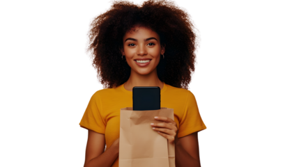 Attractive Brazilian Female Model Enjoying Healthy Food for Nutrition Concept