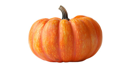 High-Quality Halloween Pumpkin Isolated on White Background for Seasonal Decorations
