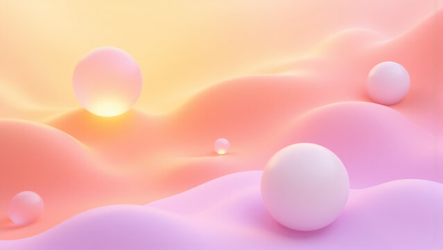 abstract  pearls background with soft gradient 