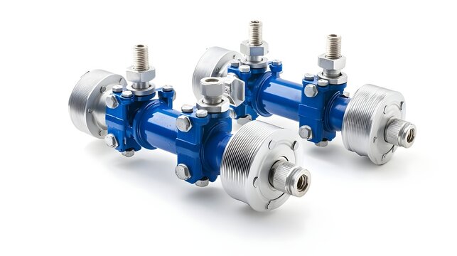 Closeup view of a backflow preventer valve a critical device used in water supply systems to prevent contaminated water from flowing back into the clean water network