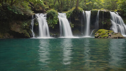 Fototapeta premium waterfall in thailand
