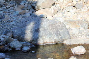 Image of pretty rocks on the Daecheongcheon River Trail