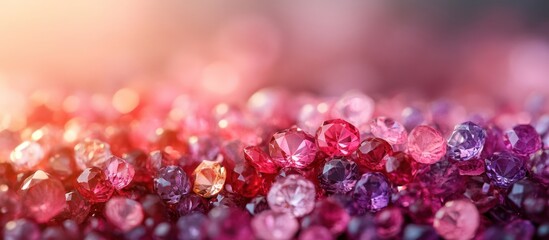 Sparkling Gemstones Sunlight, Pile, Close-up