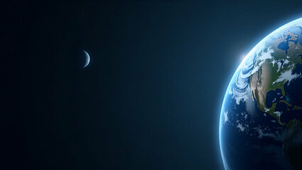 Naklejka premium Minimalist Cosmic Wallpaper Design: Explore Extraterrestrial Life with Expansive Space and Advanced Astrobiology Visuals for Innovative Exoplanet Studies and Biosignature Detection