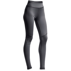 A Pair of Thermal Lined Leggings in Charcoal Gray Isolated on Transparent Background