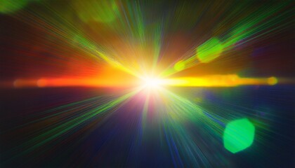 Obraz premium レンズフレア