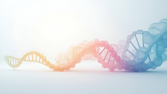 3D Gradient Background for Evolutionary Genetics: Sophisticated Design for Academic Presentations with Ample Space for Text and Graphics