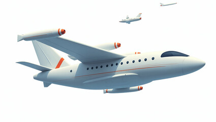 Fototapeta premium Flat Innovative commercial spaceflight development modern spacecraft design integrated orbital tourism systems advanced safety protocols secure propulsion technology futuristic travel operations highr