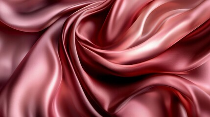 Obraz premium Digital artwork showcasing a luxurious pink satin cloth.