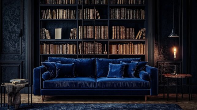 Fondo de librer&iacute;a con libros a&ntilde;ade car&aacute;cter al espacio.