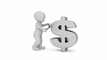 3D Illustration of a Cashless Economy: Innovative Payment Systems & Secure Online Banking Transforming Traditional Transactions into Digital Solutions