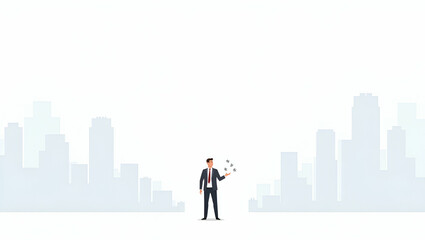 Contemporary Wallpaper Design: Explore Global Peer-to-Peer Finance with Sleek Digital Icons for Secure Transactions and Innovative Lending in Modern Commerce