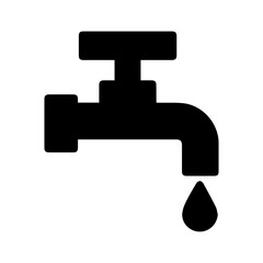 water tap glyph icon