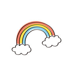 虹のイラスト