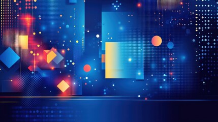 Abstract Geometric Digital Art