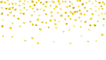Heart Template. Romantic Sparkle For Anniversary. Romance Frame. Gold Happy Wallpaper. Random Concept For Couple. Yellow Wedding Voucher. Golden Heart Template.