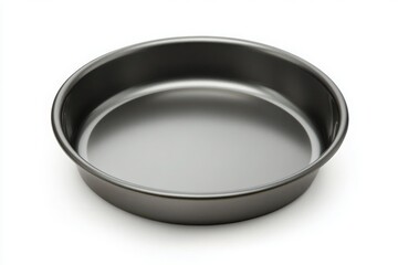 Cake pan isolated on white background for baking and kitchen essentials