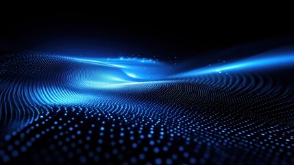 Abstract Digital Waveform Flow