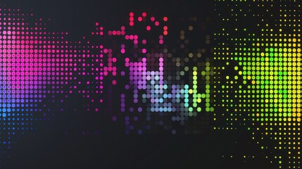 Abstract Colorful Dot Pattern