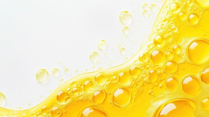 Yellow Liquid Bubbles