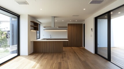 A neatly installed central air conditioning system in a contemporary suburban home.