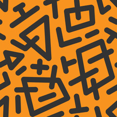 Seamless geometric background. Vector Illustration. 