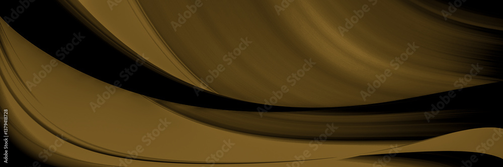 Poster abstract black and gold are light with white the gradient is the surface with templates metal textur