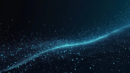 Abstract Digital Waveform