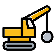 Obraz premium demolisher icon
