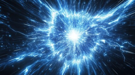 Abstract Explosion of Light and Energy