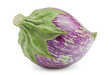 Naklejka premium Vibrant Eggplant: A Close-Up View