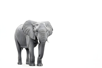 Obraz premium Elephant Majestically Walks the Plains