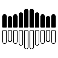 Soundwave semi glyph icon style