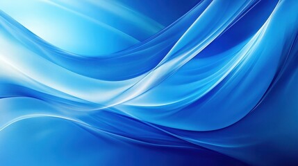 Naklejka premium Abstract Blue Wave Design Background