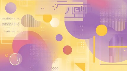 Fototapeta premium Abstract Geometric Design with Circles and Lines