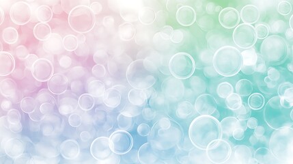 Abstract Pastel Bubble Background Design