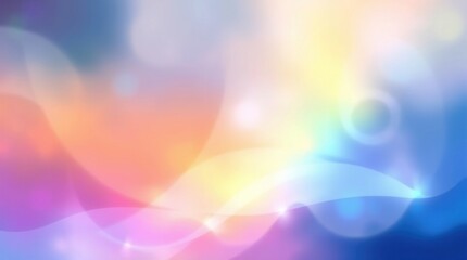 Abstract Colorful Background with Light Streaks and Bokeh Effects